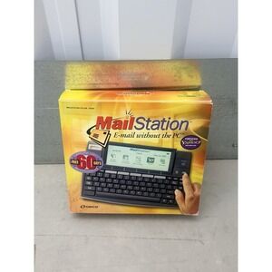 VTG Cidco MailStation MVIS100 Email Handheld Vintage Retro Tech In Box CIB Ivory
